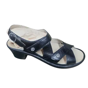 Josef Seibel Helen04 Dolomite Schwarz Heel Sandals