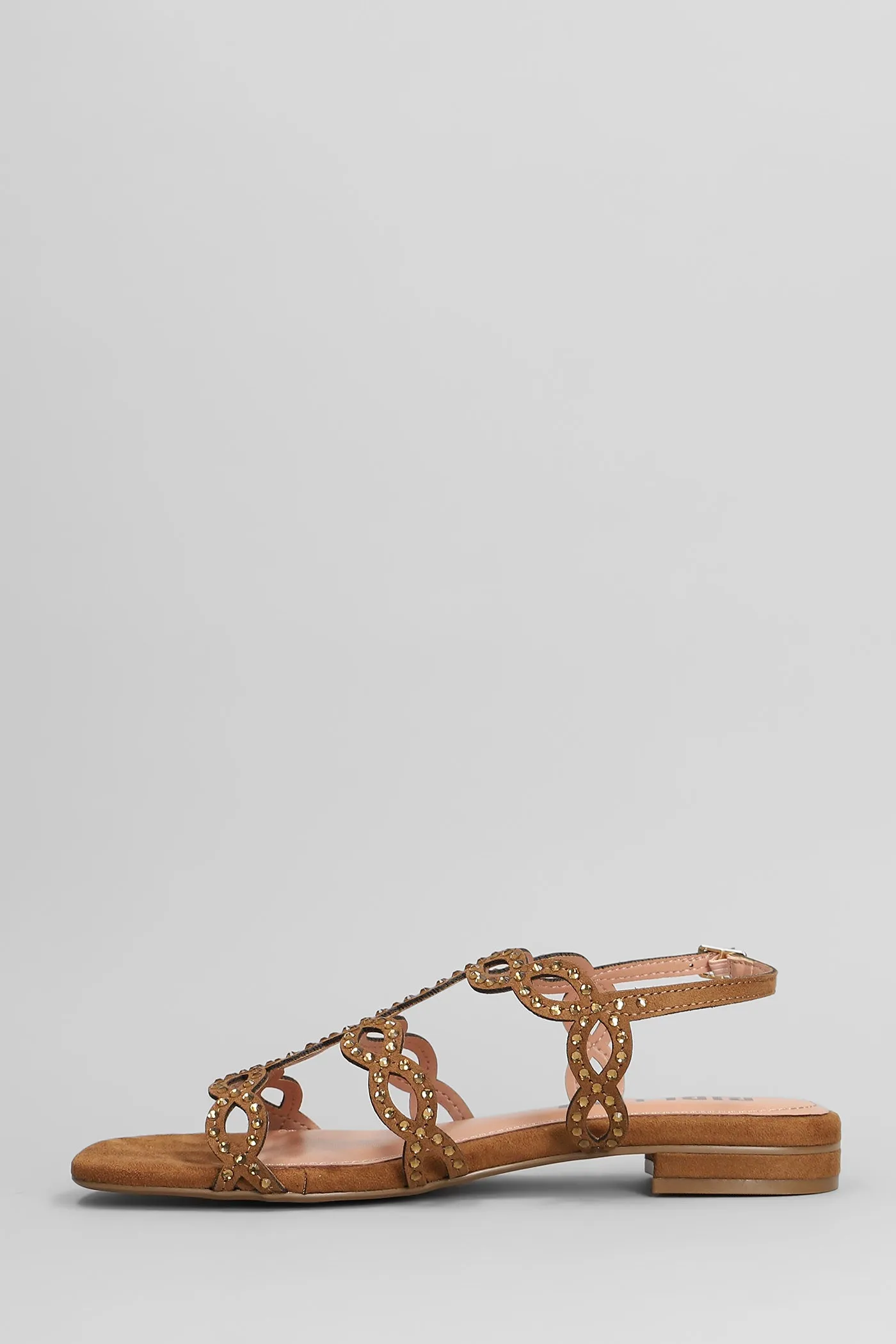 Kai Flats in leather color suede