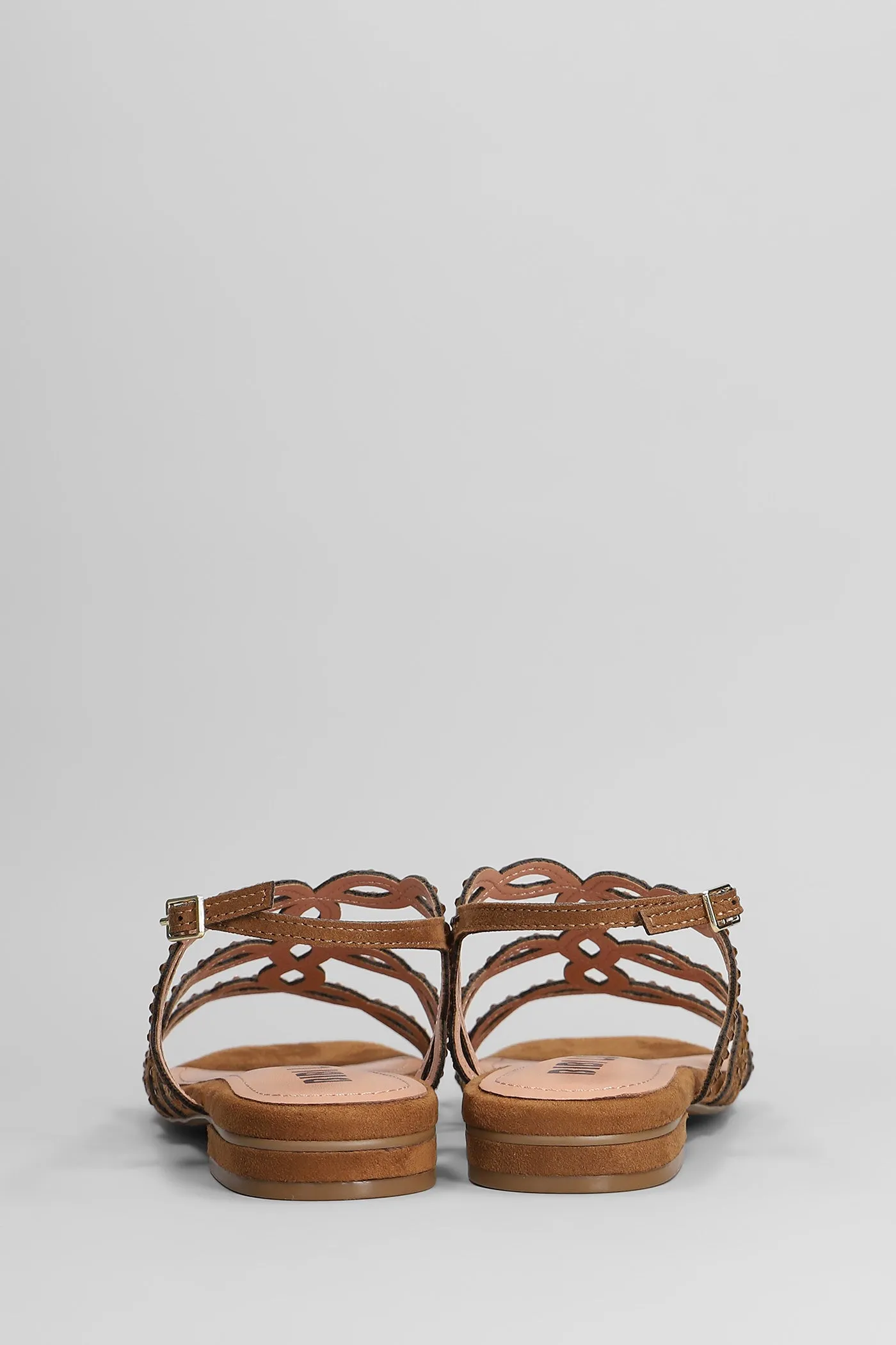 Kai Flats in leather color suede