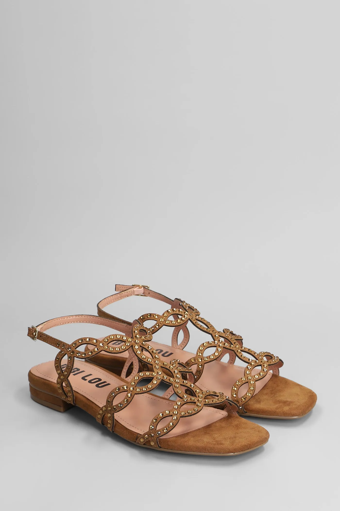 Kai Flats in leather color suede