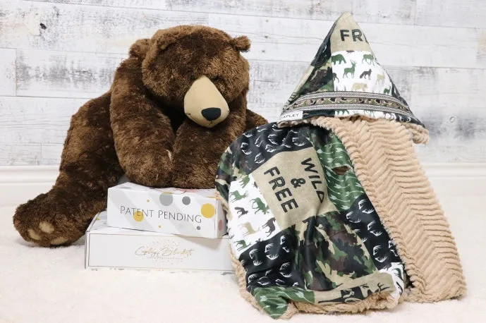 Kolson the first multi functional baby blanket