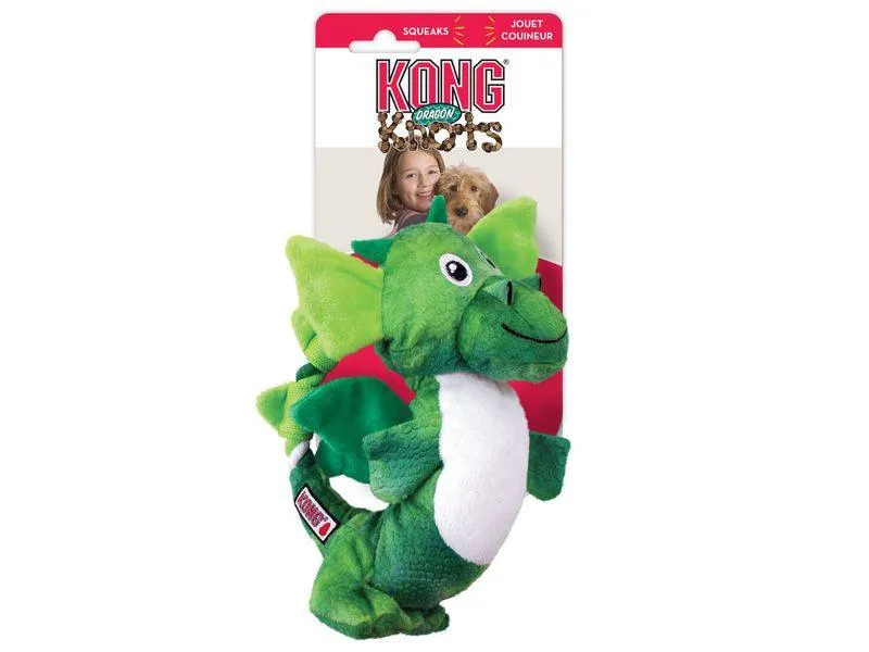 KONG Dragon Knots Soft Dog Toy