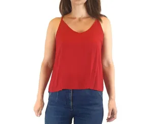 Kuwaii red singlet top size 6 (fits 6-8)