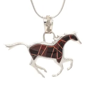 Large Running Horse Pendant