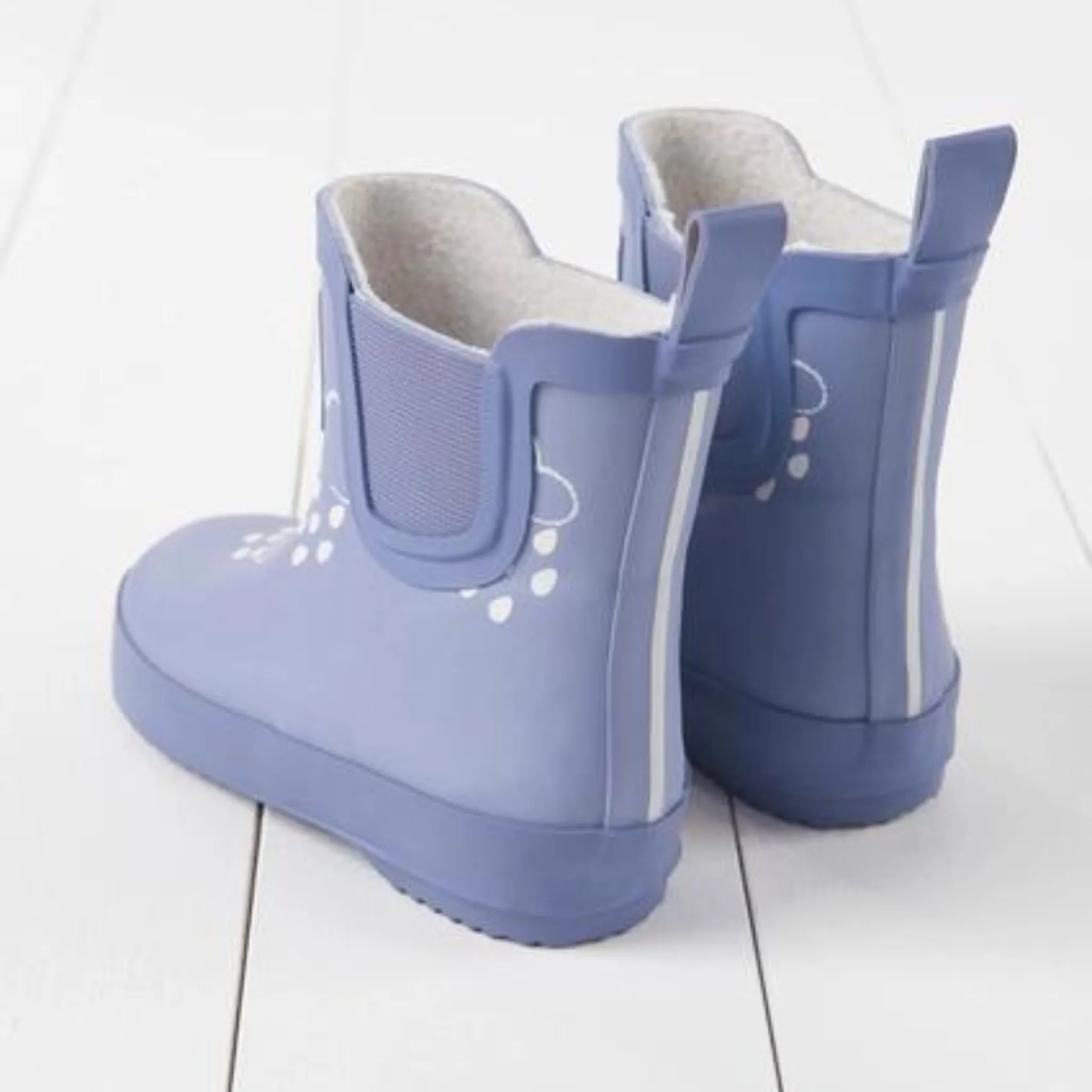 Lavender  Short Colour-Changing Kids Wellies
