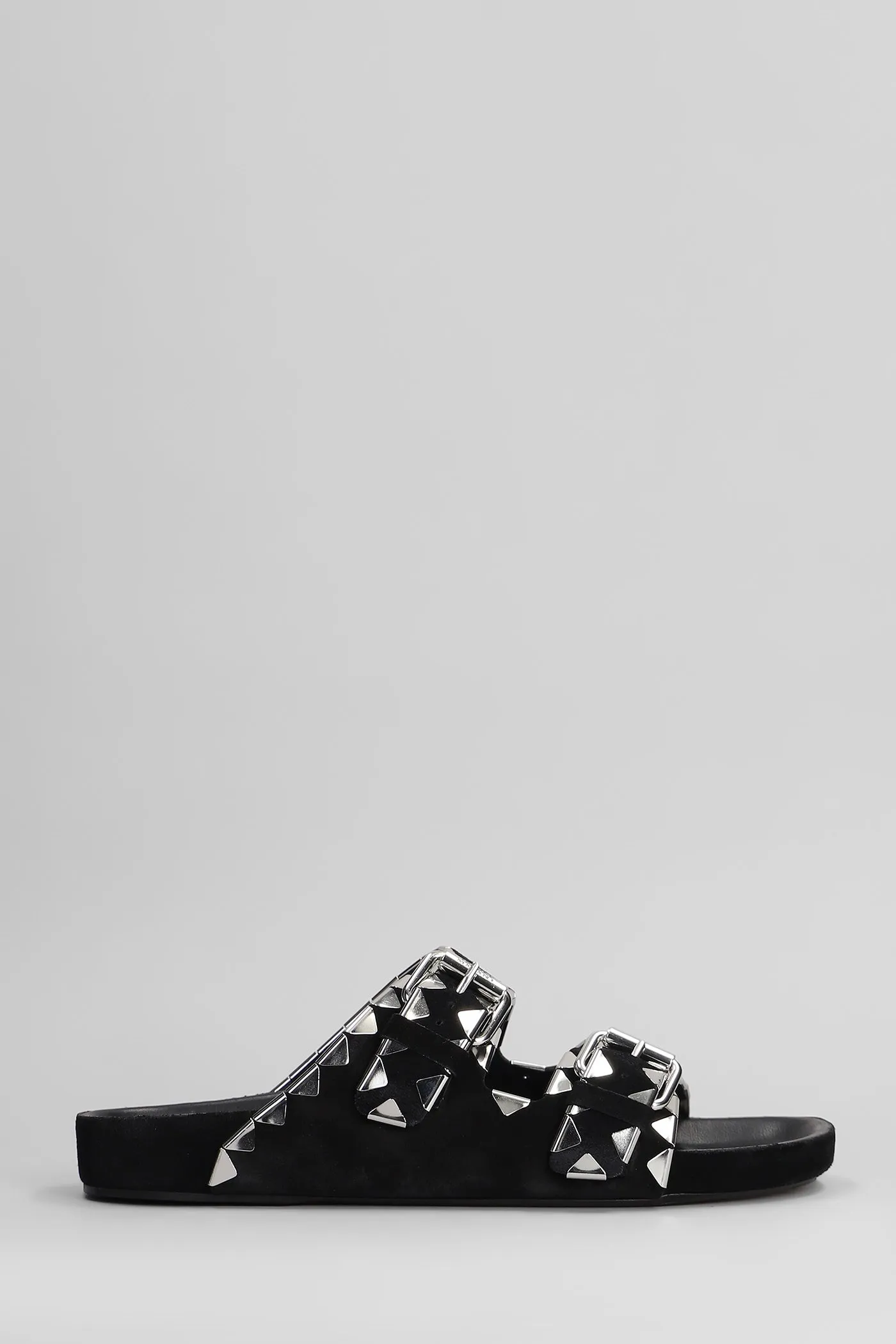Lennyo Flats in black suede