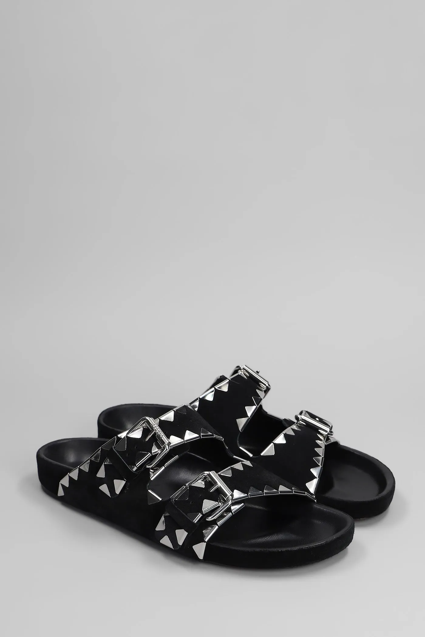 Lennyo Flats in black suede
