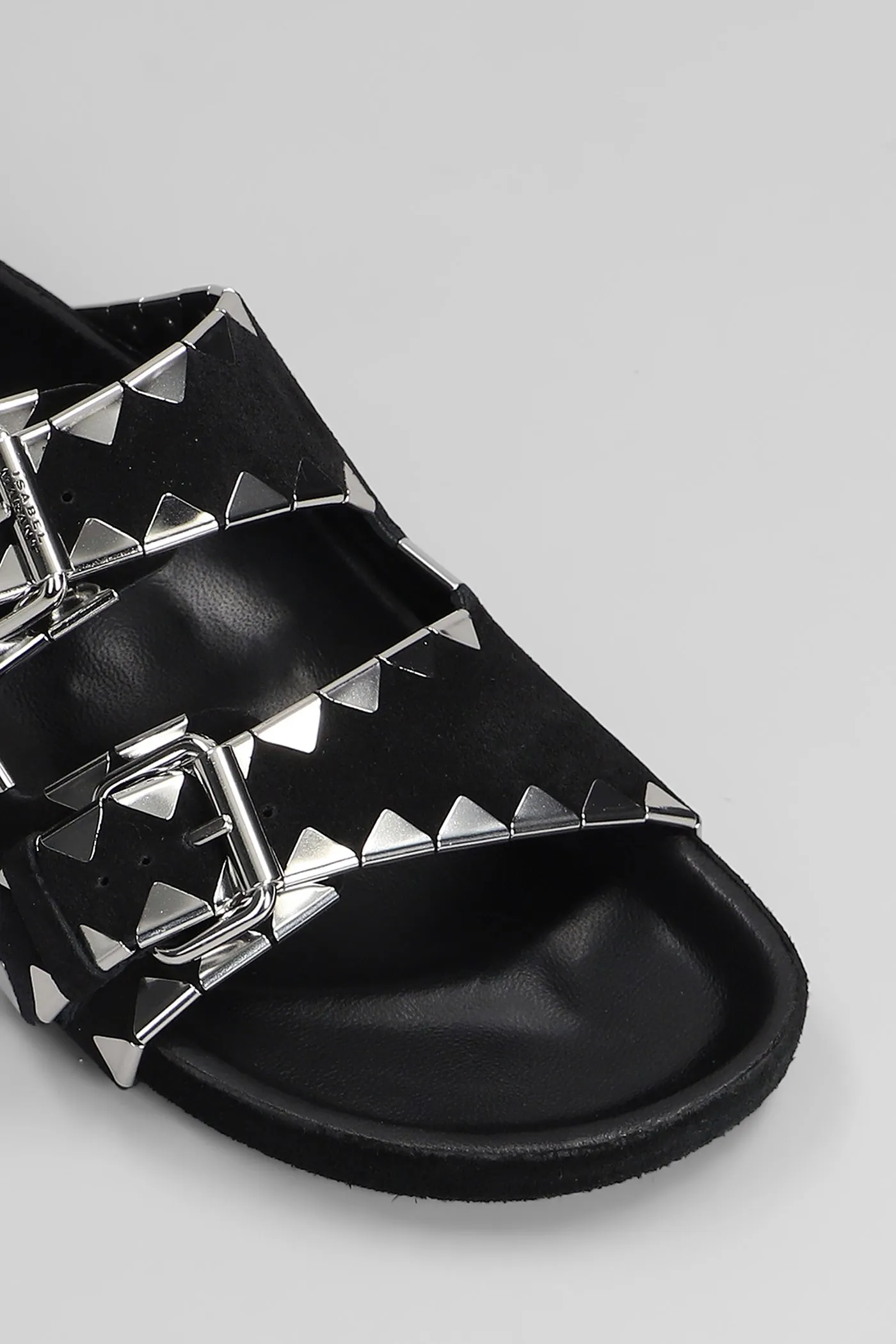 Lennyo Flats in black suede