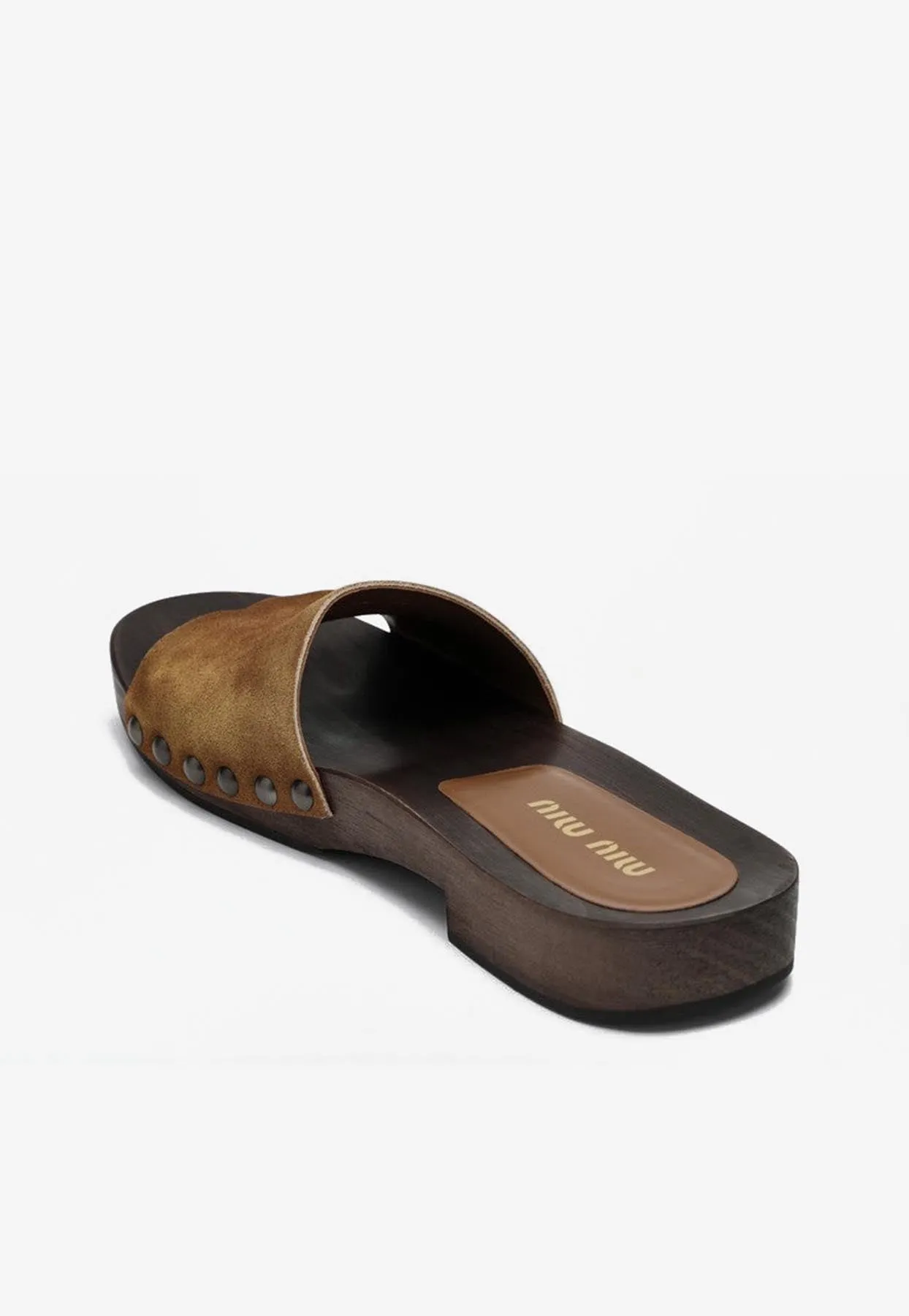 Logo Suede Slides