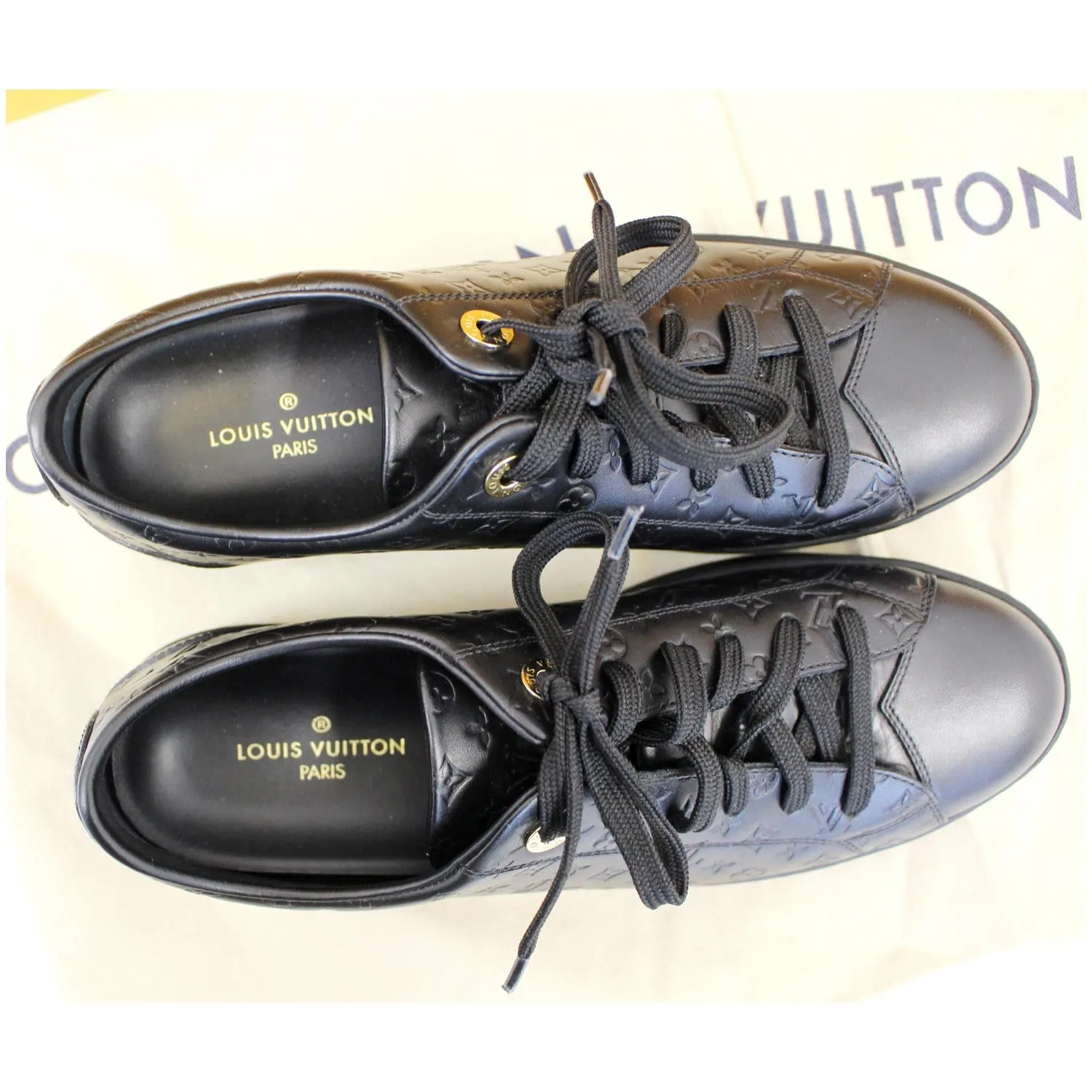 LOUIS VUITTON Black Monogram Empreinte Stellar Sneaker Size US 7 - Last Call