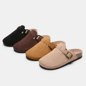 Luxurious Suede Slides