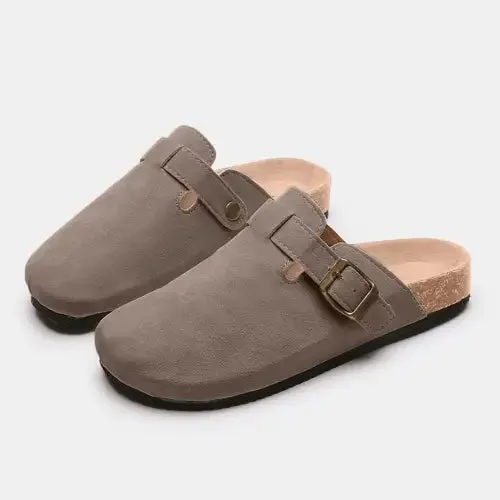 Luxurious Suede Slides