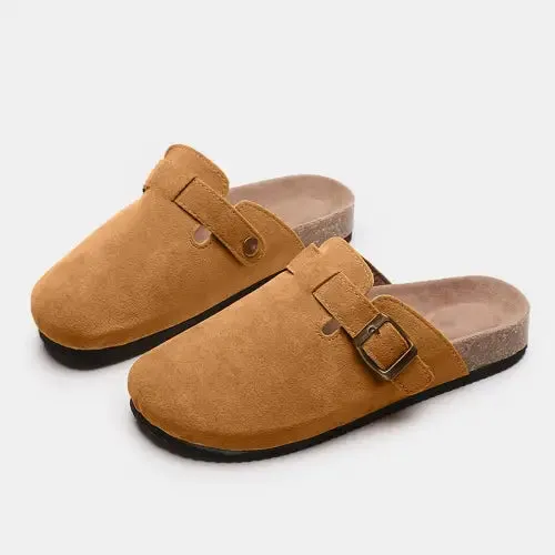 Luxurious Suede Slides