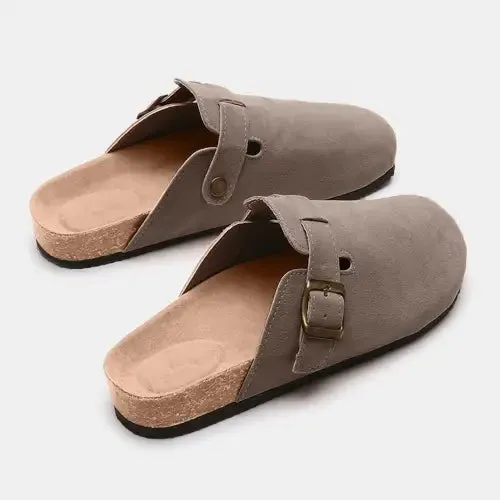 Luxurious Suede Slides