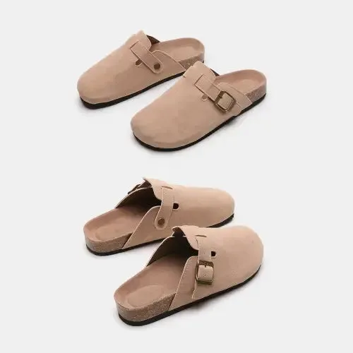 Luxurious Suede Slides