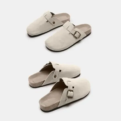 Luxurious Suede Slides