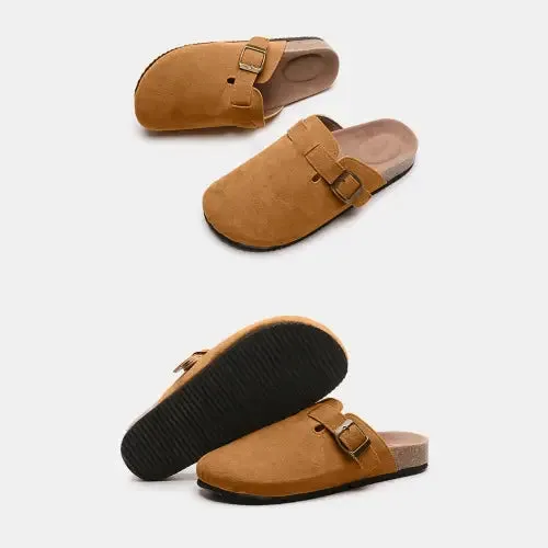 Luxurious Suede Slides