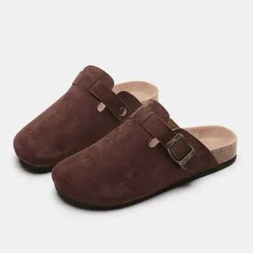 Luxurious Suede Slides