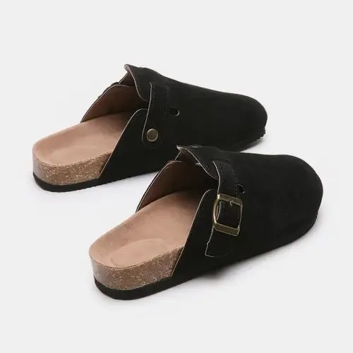 Luxurious Suede Slides