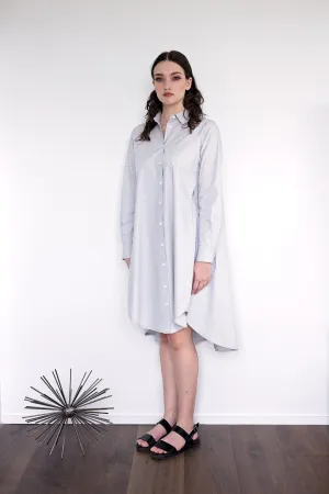 Maaya Short Length - Light Grey Poplin