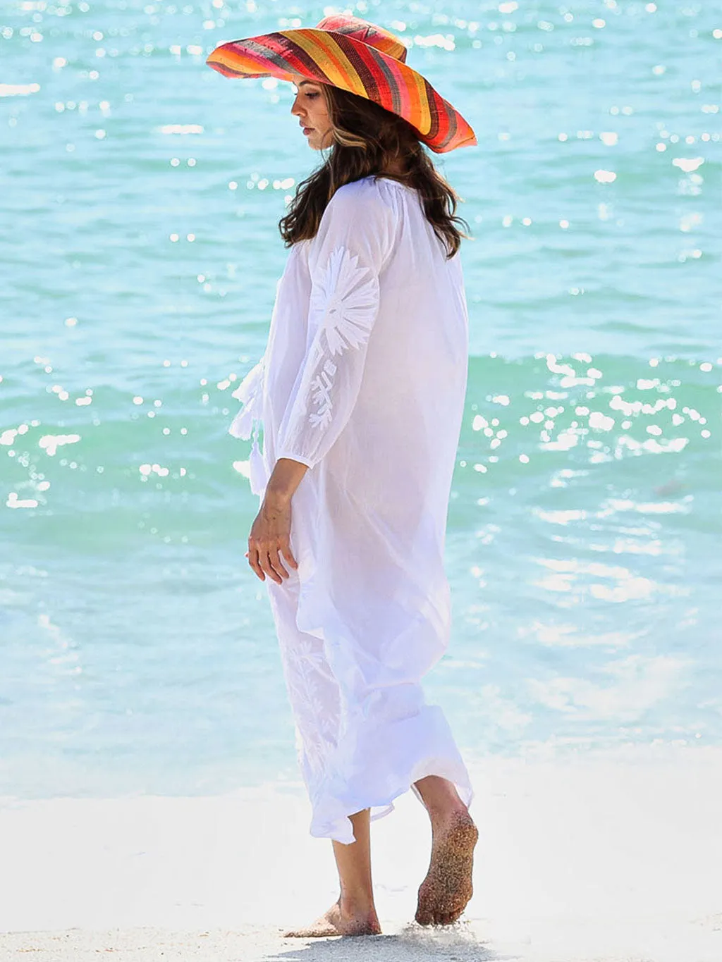 Malan Maxi Tunic White