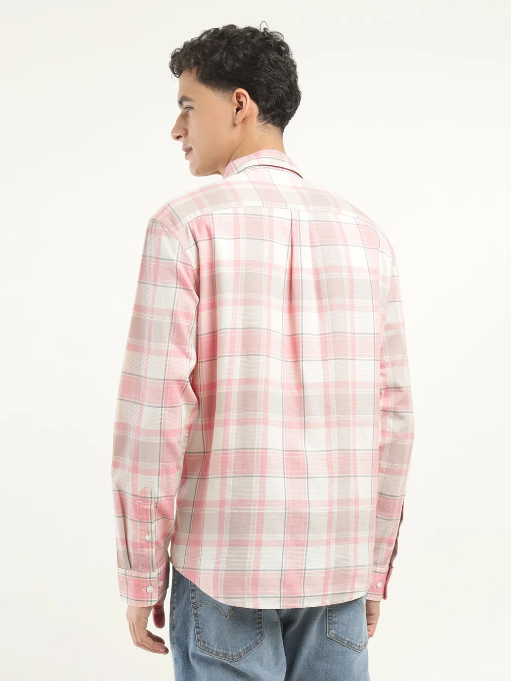 Men's Checkered Slim Fit Shirt