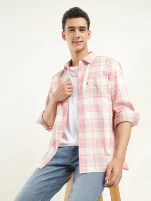 Men's Checkered Slim Fit Shirt
