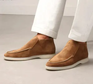 Men’s Classic Suede Loafers with Sturdy Sole | For Everyday Wear