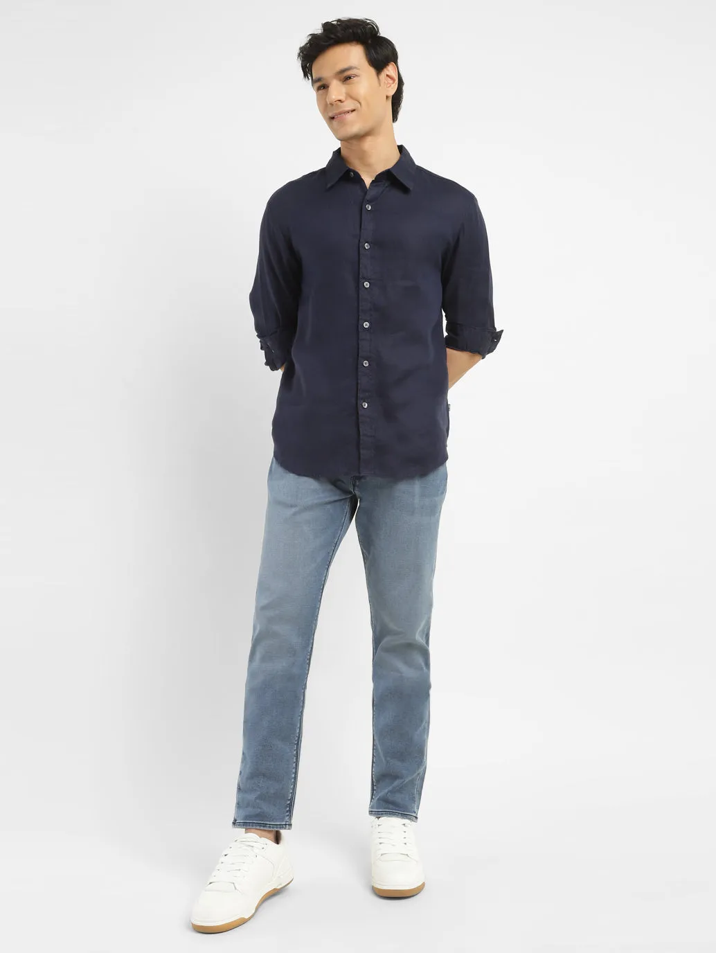 Men's Solid Slim Fit Shirt