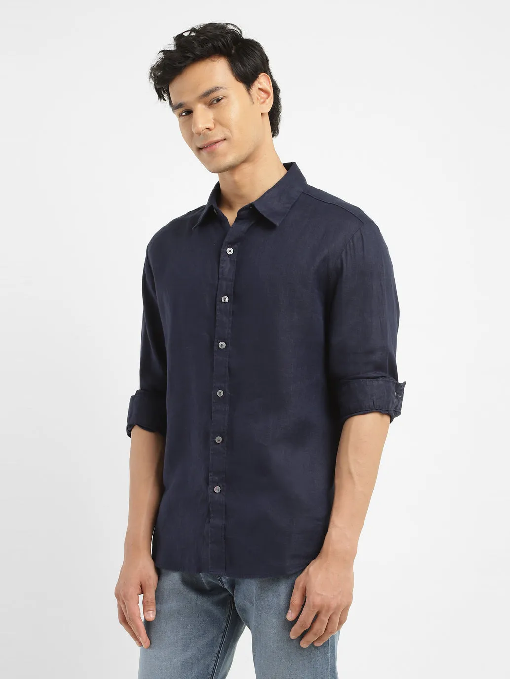 Men's Solid Slim Fit Shirt