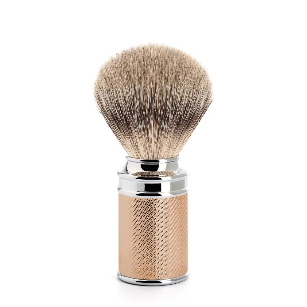 MÜHLE TRADITIONAL Shaving Brush, Silvertip Badger, Rosegold
