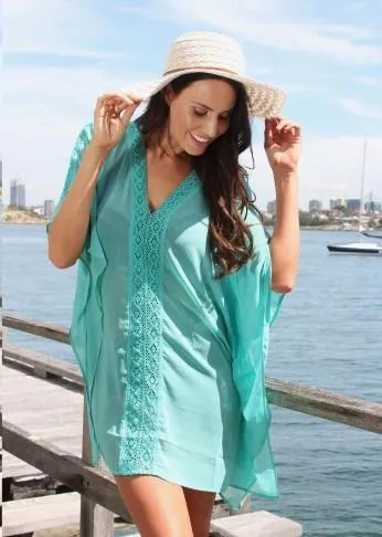 Mint Lace Kaftan