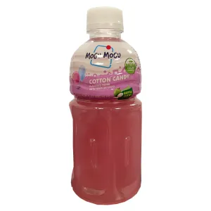 Mogu Mogu Cotton Candy Drink Nata De Coco 320ml ~ 磨谷磨谷棉花糖味椰果饮料 320ml