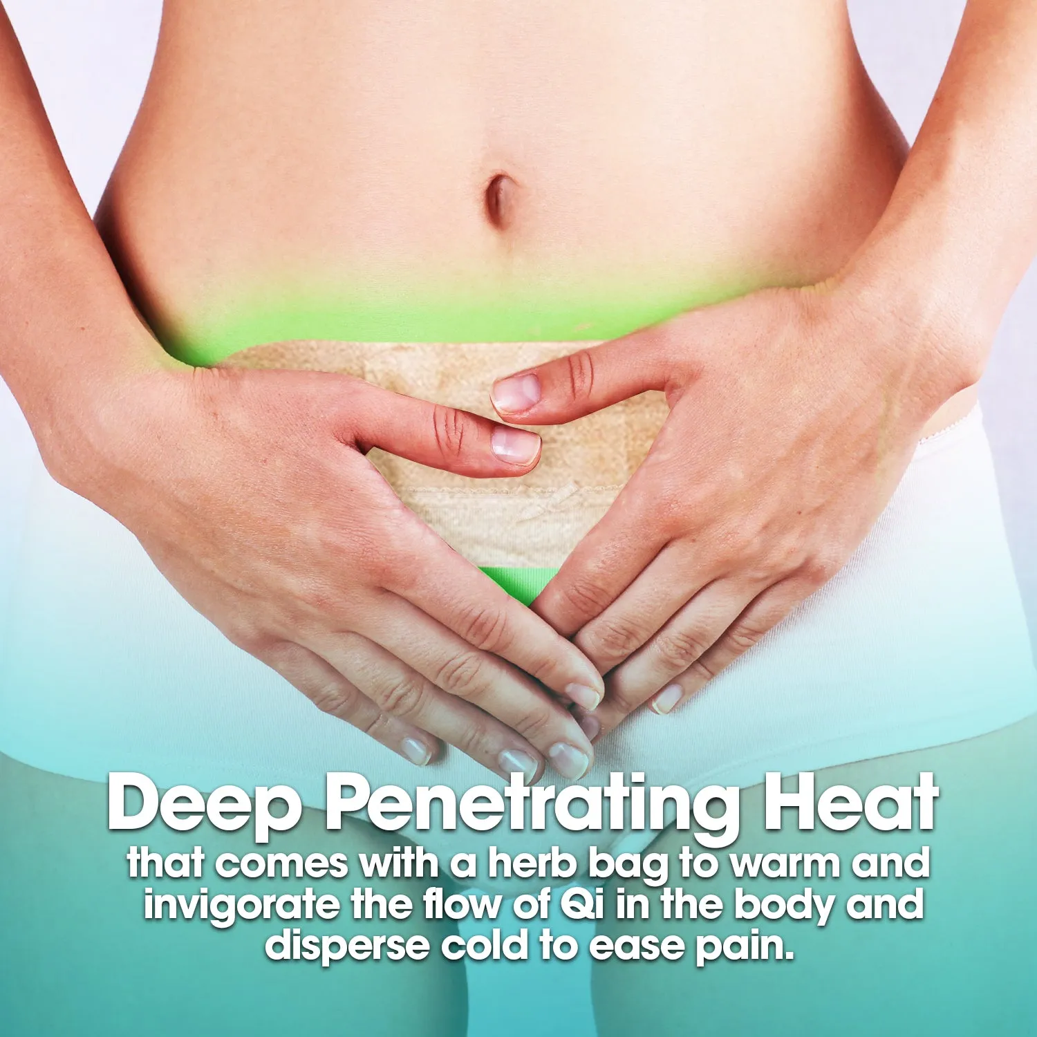 Moxibustion Menstrual Cramps Pain Relief Natural Heating Herb Therapy Patches