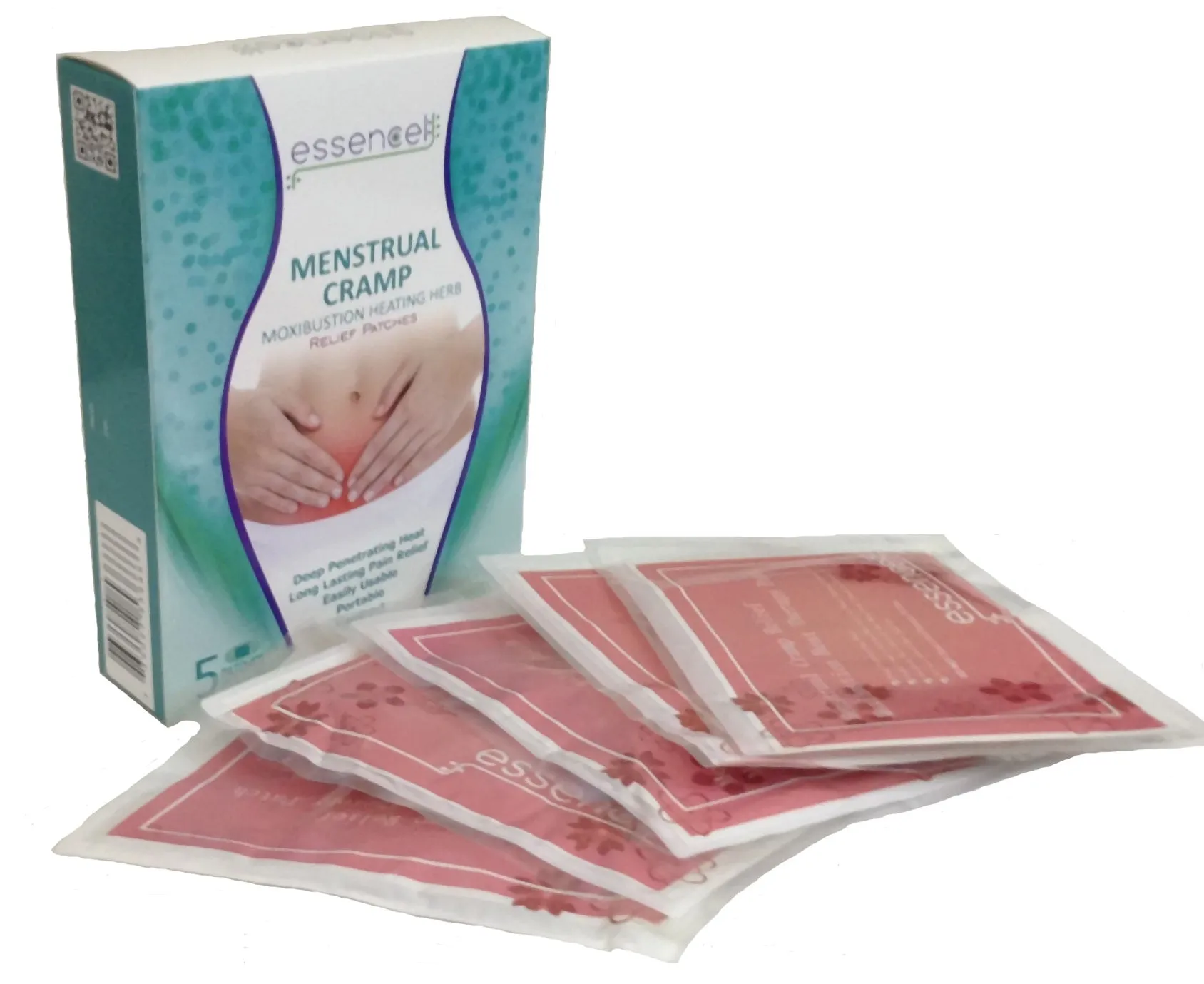 Moxibustion Menstrual Cramps Pain Relief Natural Heating Herb Therapy Patches