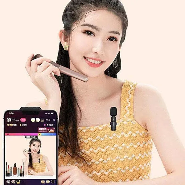 NEW GearWaves: Mini Wireless Clip-On Microphone (Smartphone Compatible)