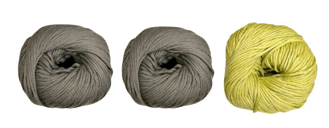 Nissa kerchief, knit kit