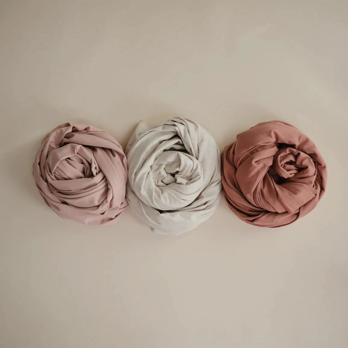Organic Cotton Wrap Round Baby Carrier (Blush)