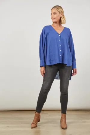 Panorama Blouse - Azure