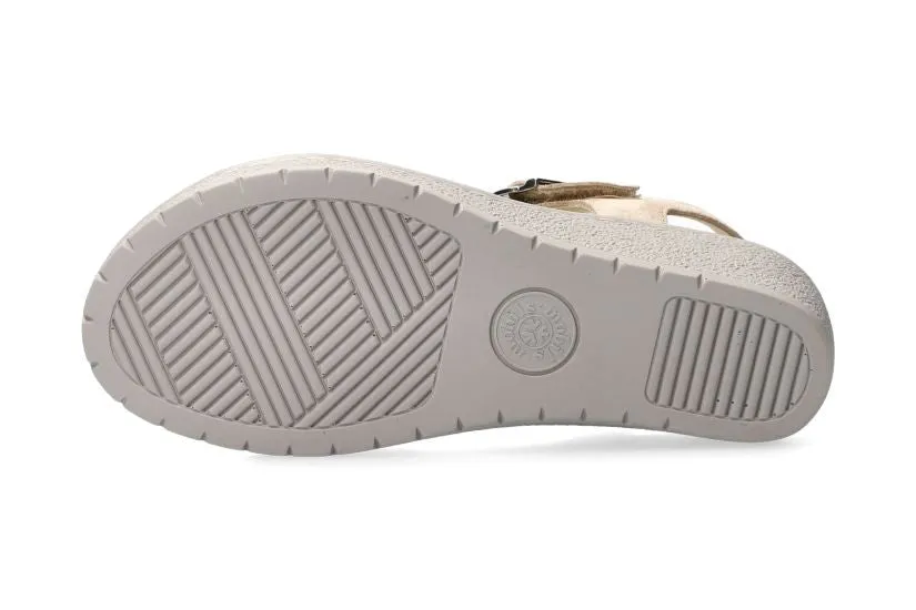 'Pietra' women's sandal wide fit (H) - Beige mix