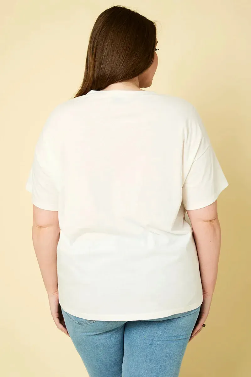 Plus Size "USA" Short Sleeve T-Shirt
