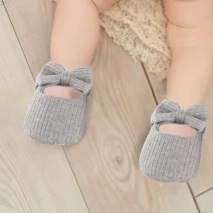 Pretty Bow Grey Booties