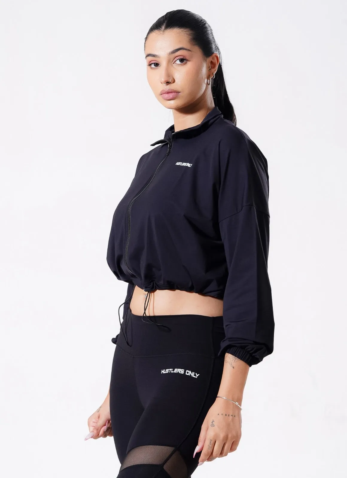 Pursue Zipper Top - Black