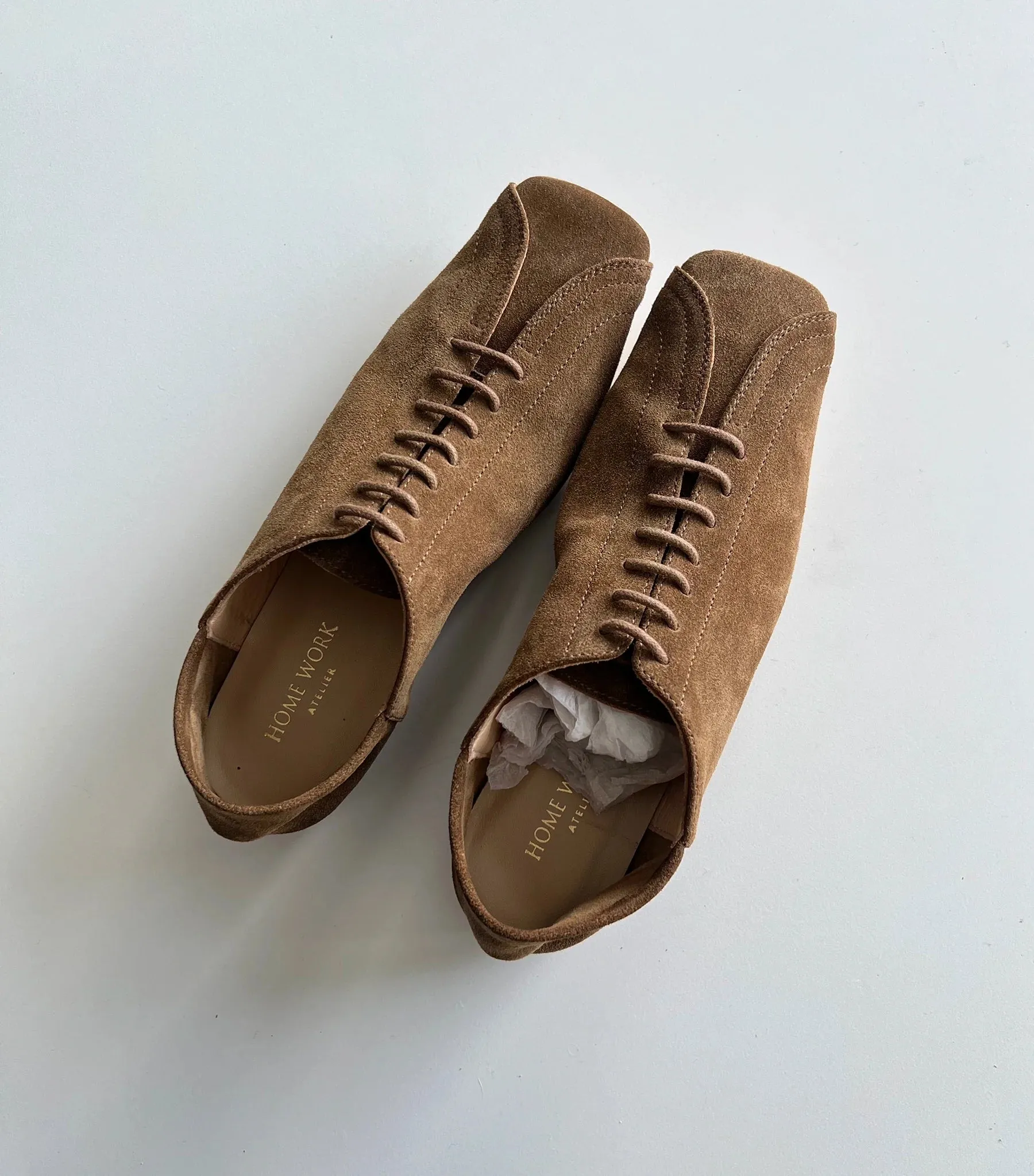 Retro Square Toe Lace-Up Shoes