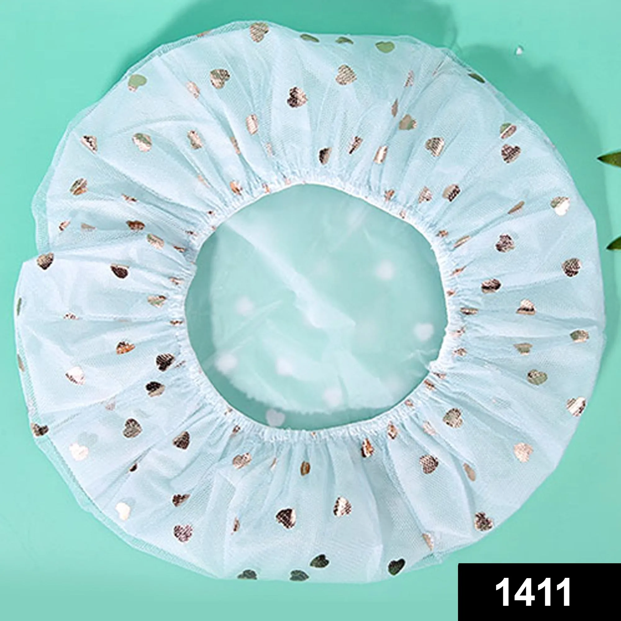 Reusable Waterproof Elastic Free-Size Bathroom Shower Caps