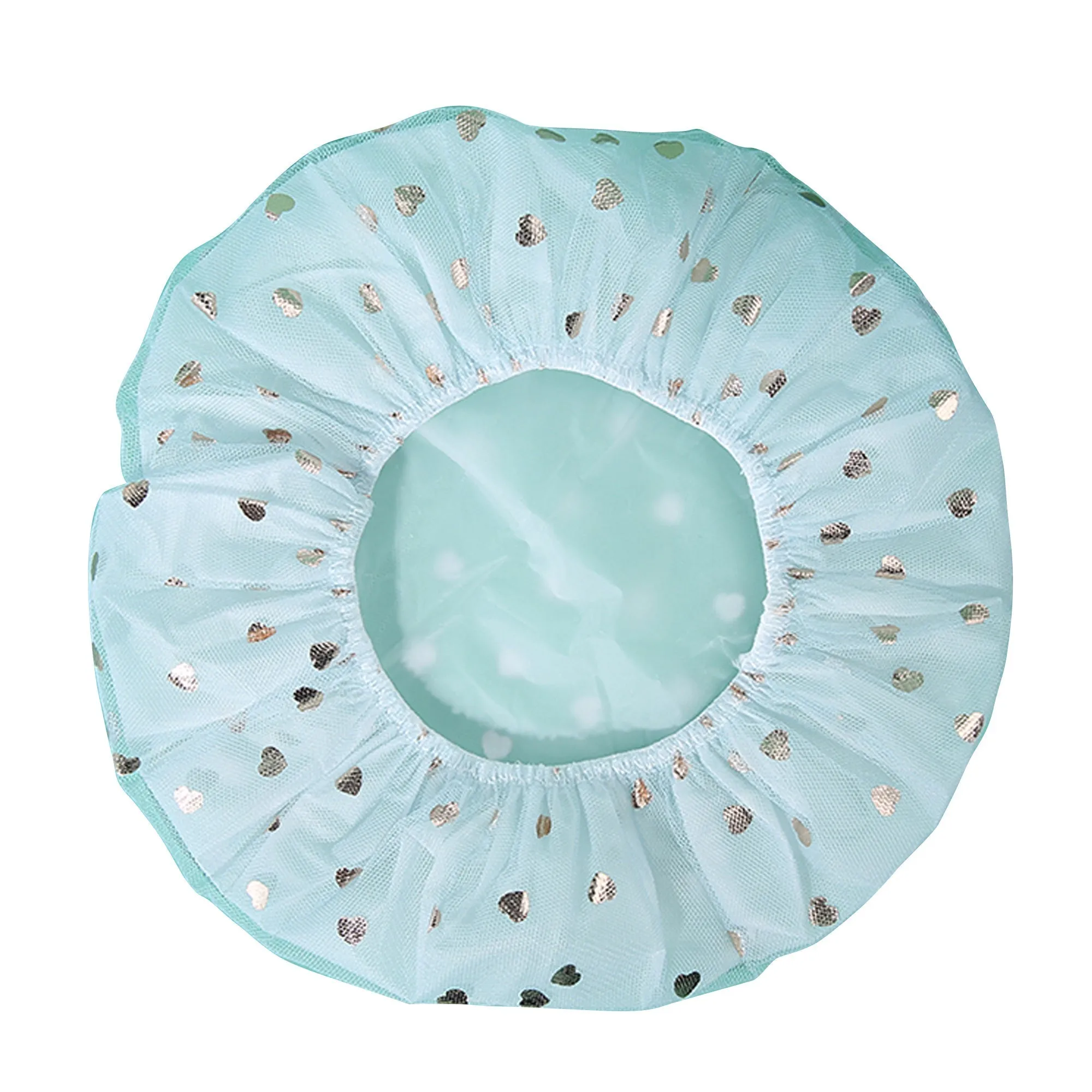 Reusable Waterproof Elastic Free-Size Bathroom Shower Caps