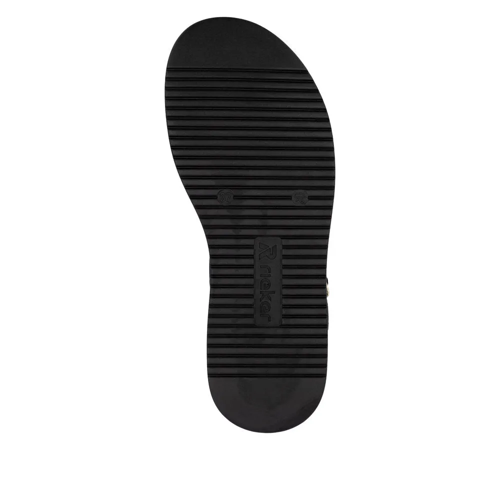 Rieker - W0853-00 - Schwarz - Sandals