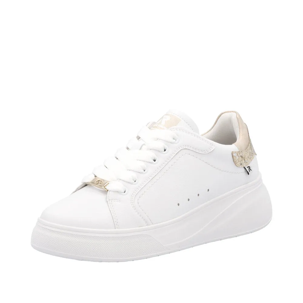 Rieker - W2303-80 - White/Gold/Silver - Shoes