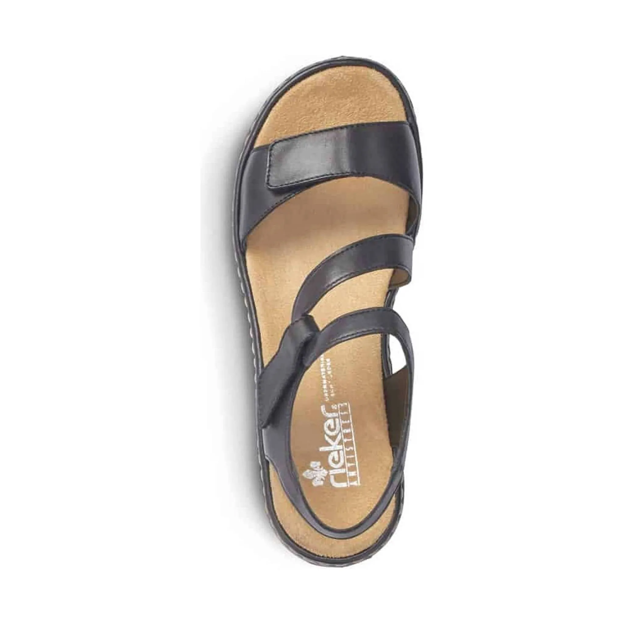 Rieker Women's Regina Sandal - Black