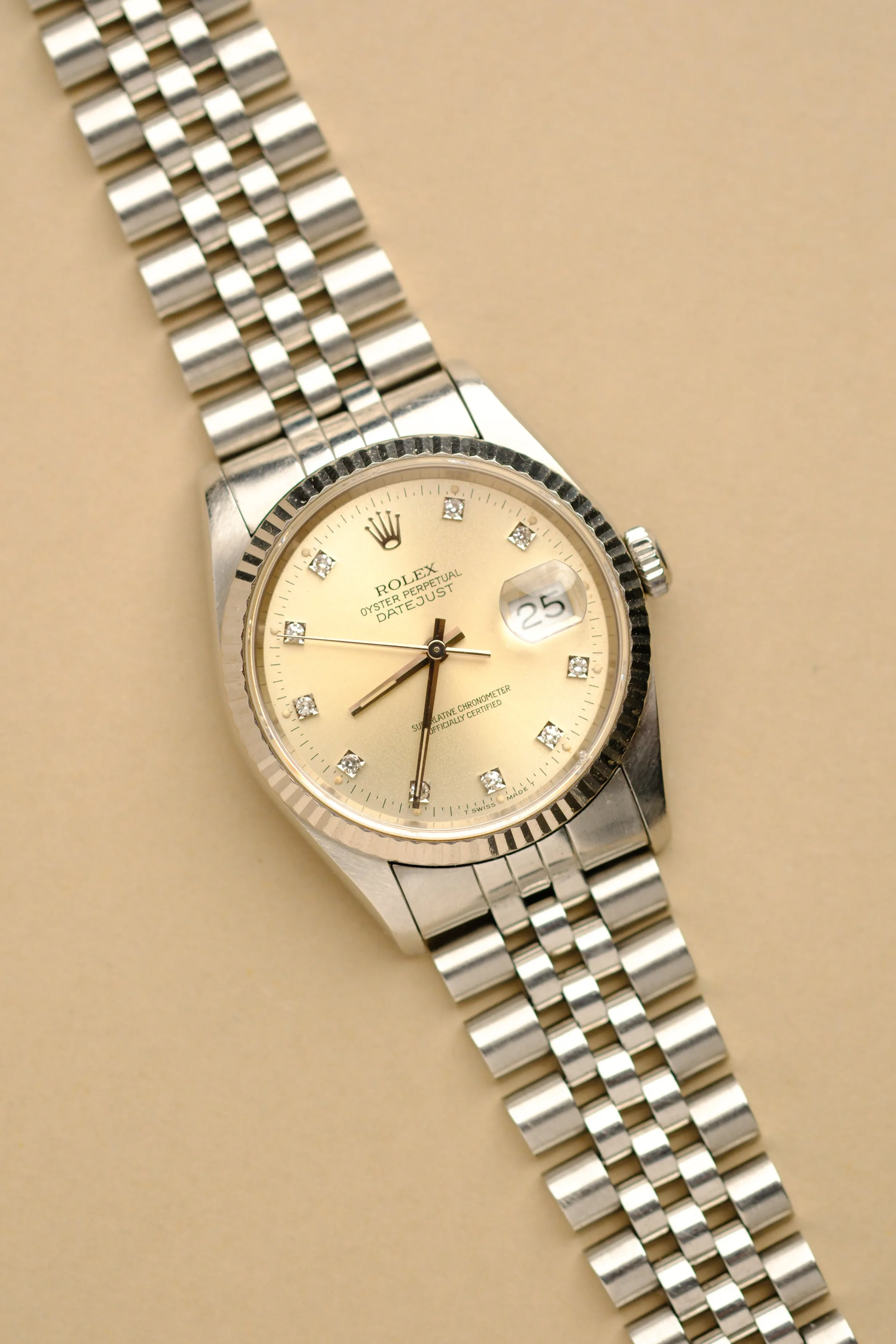 Rolex Datejust 16234 Diamond Dial - 1991